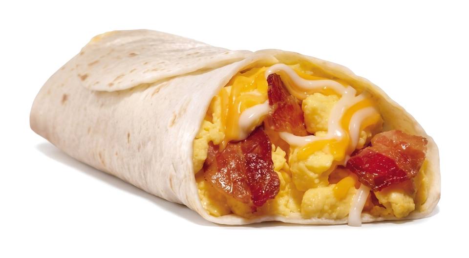 Burrito de Tocino y Huevo